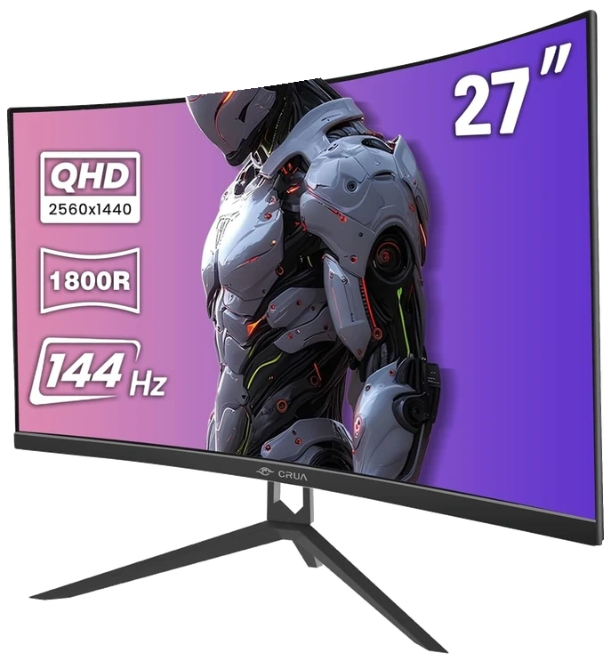 Product image of 27" Curved Gaming Monitor, 2K QHD