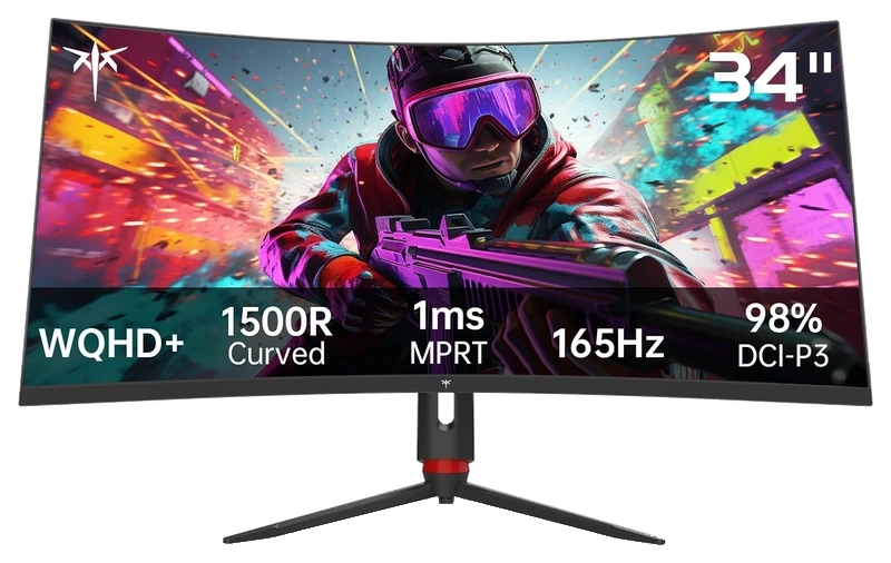 Product image of 34'' Curved Ultrawide Gaming Monitor