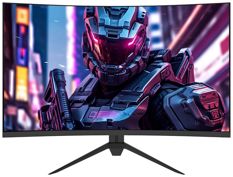Product image of 27 Inch QHD Curved Gaming Monitor, 2K@180Hz 1440P Monitor with 1500R VA